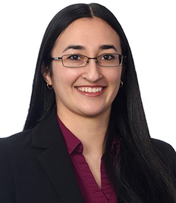 Professional headshot of attorney, Crystal Vizina