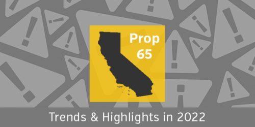 Prop 65 Trends & Highlights 2022 logo banner