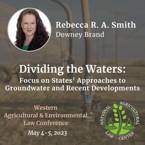 Event graphic featuring photo of attorney Rebecca Smith