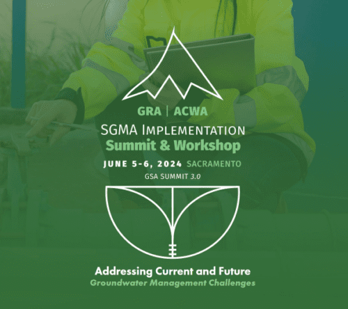 Event graphic for SGMA Implementation Summit
